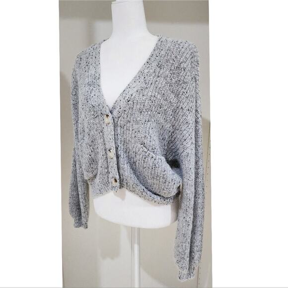 BB Dakota Steve Madden Speckle Agent Cardigan Sweater Size Xs - Picture 3 of 8